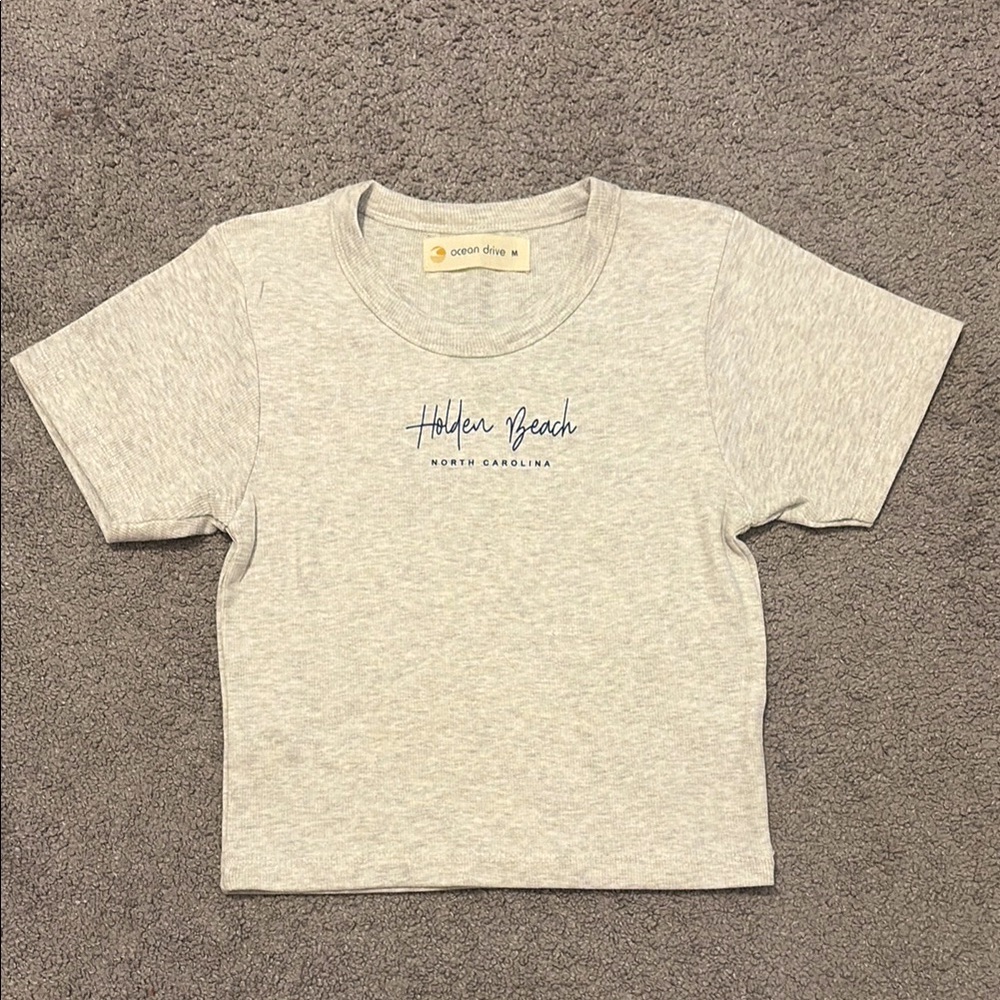 Ocean Drive Gray Short Sleeve Tee